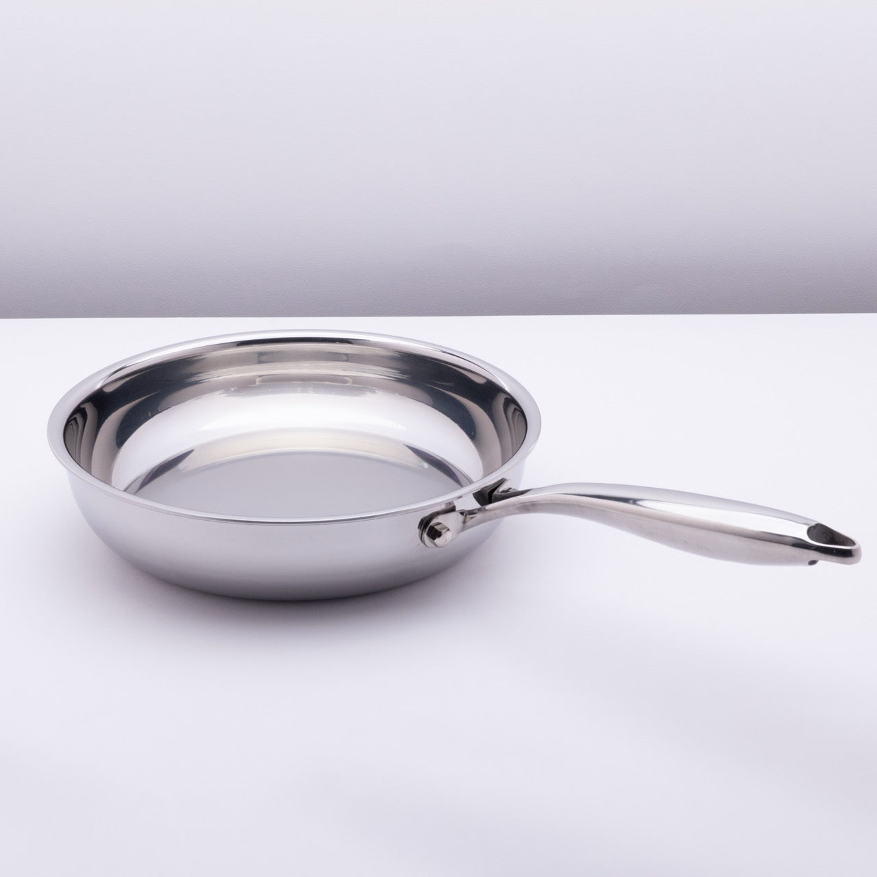 26 cm Stainless Steel Frying Pan + Cover