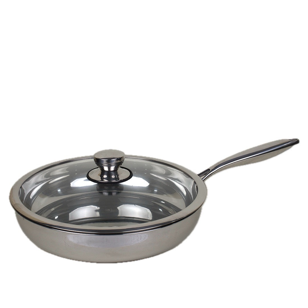 32 cm Stainless Steel Frying Pan + Cover