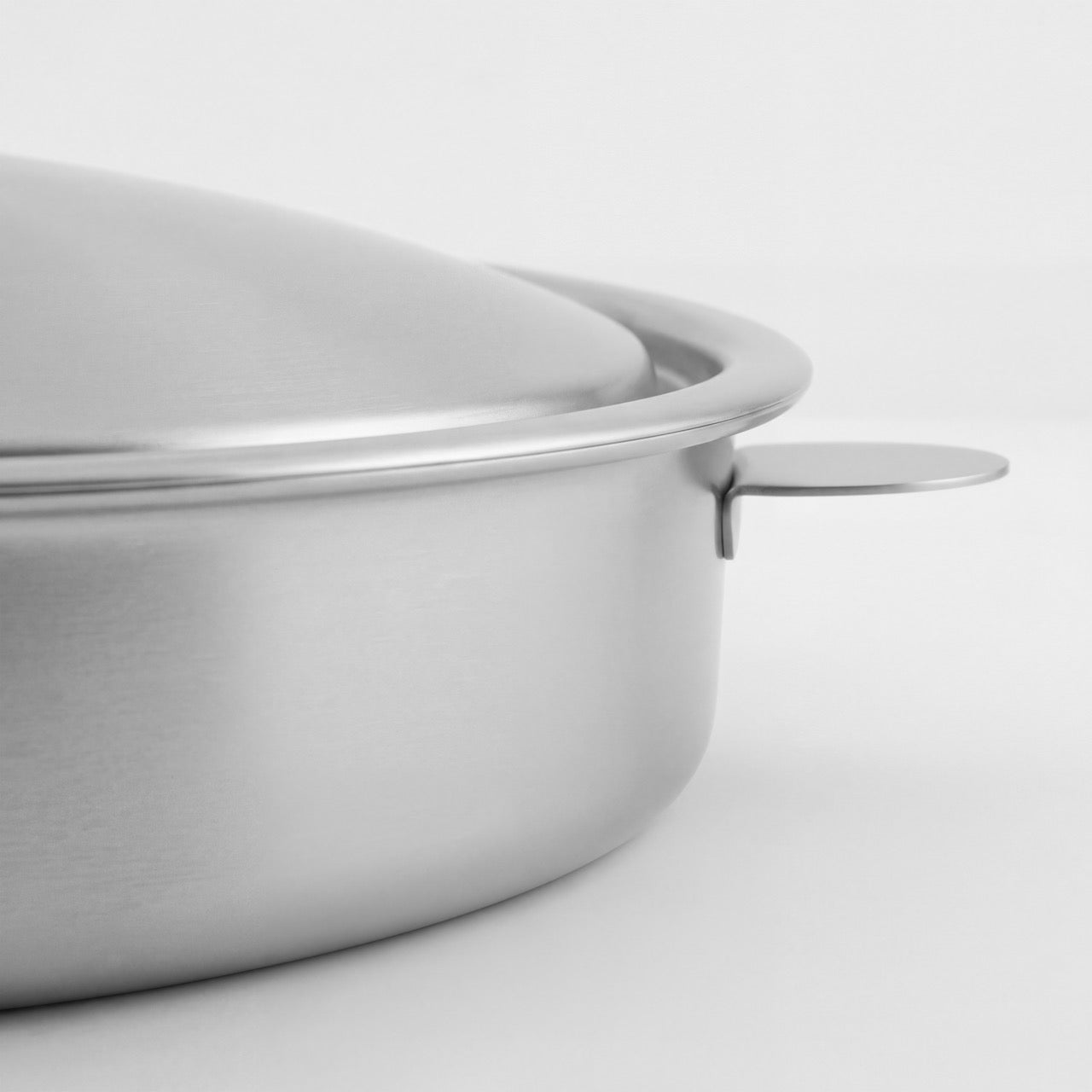 26 cm Stainless Steel Baking Pan with Lid