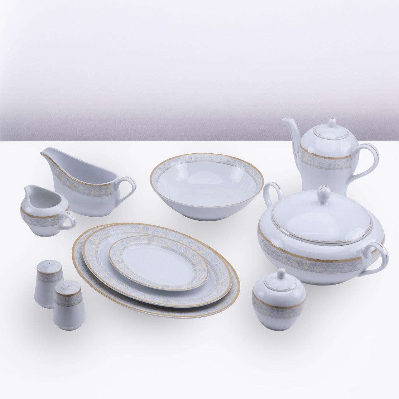 98 PCS Monaco Dinnerware Set