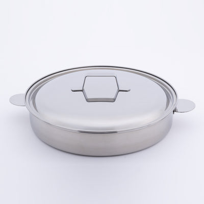 30 cm Stainless Steel Baking Pan with Lid