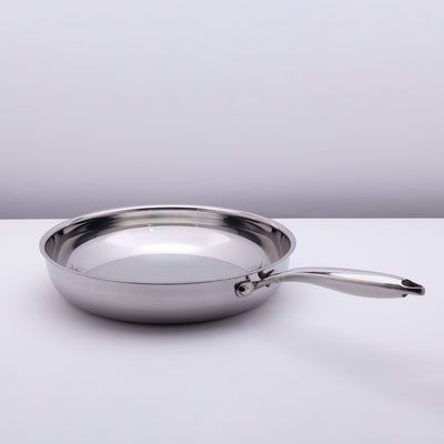 32 cm Stainless Steel Frying Pan & Lid