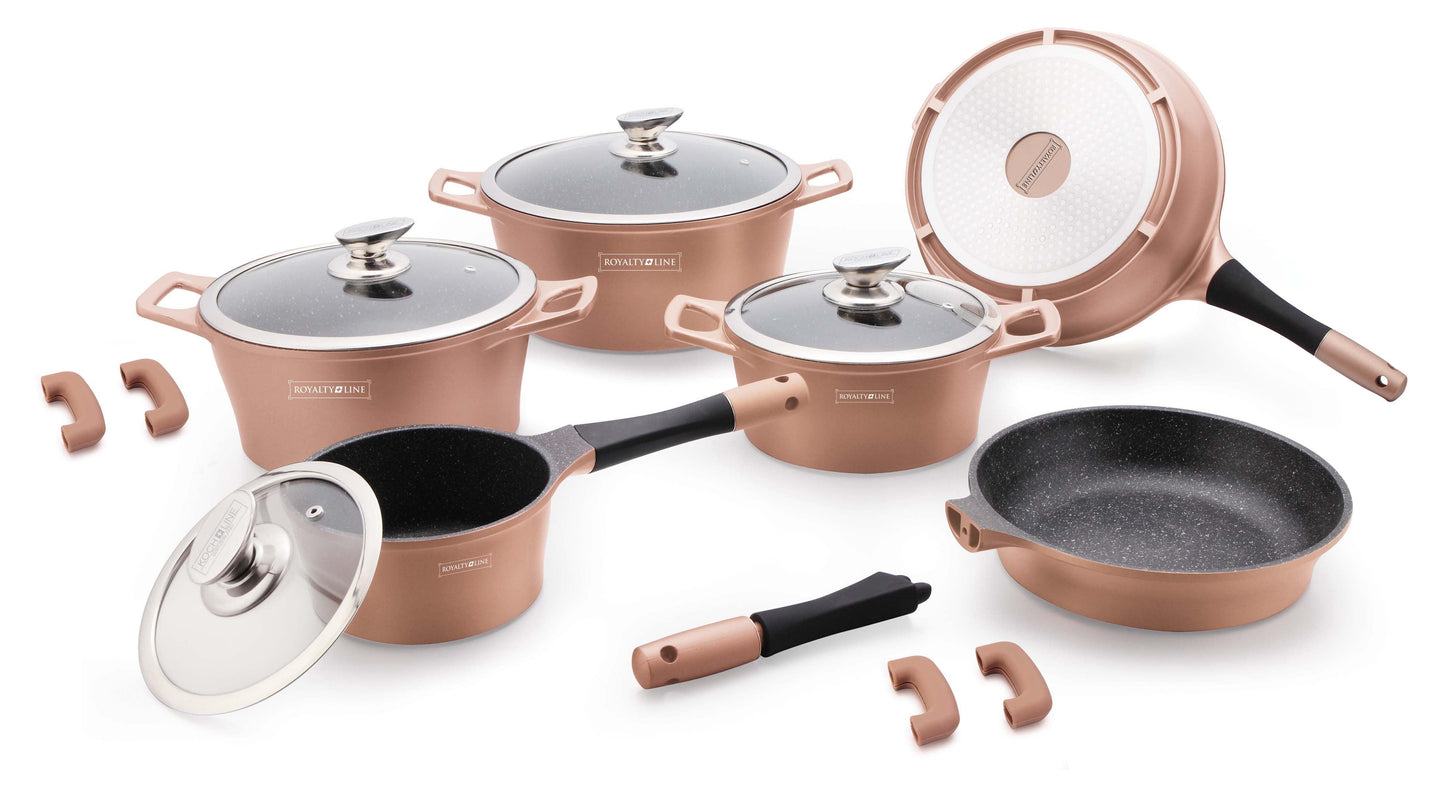 Copper Cookware set with Removable Handles | Kitchen Kollection Lebanon