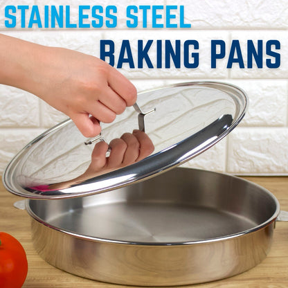 6 PCS Roasting Pans Set