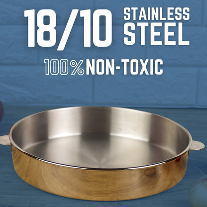 6 PCS Roasting Pans Set